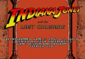 Indiana Jones and the Last Crusade Title Screen